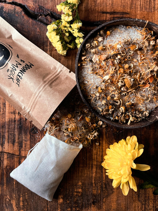 Citrusy Midsummer Bath Salt confetti