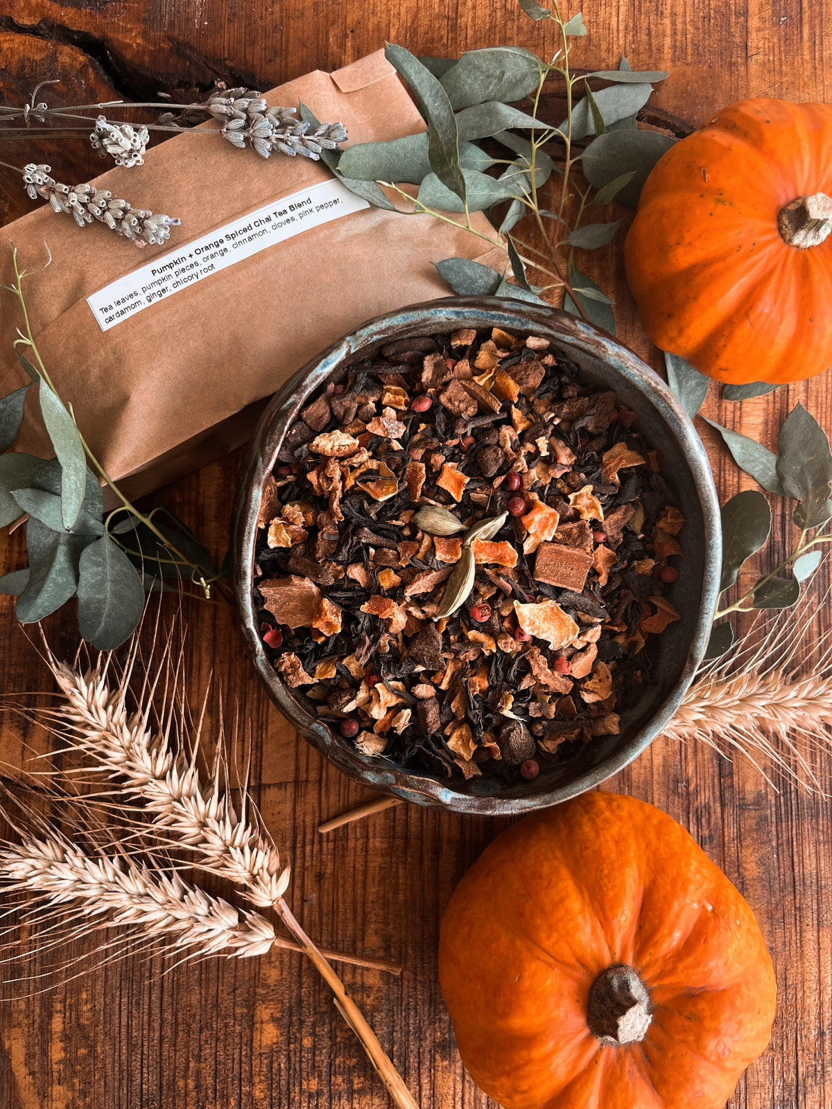 Spiced Pumpkin + Orange Chai Tea Blend