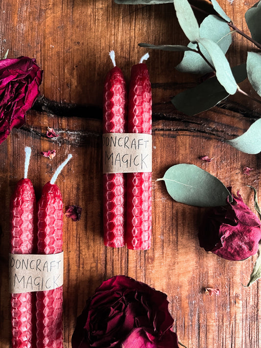 Red Altar Candles, Love Spell Candles
