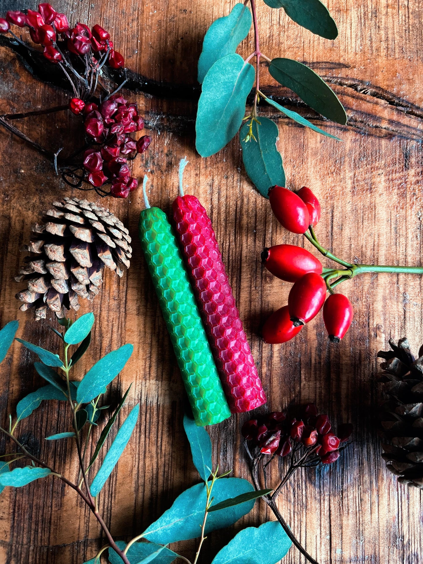 Yuletide Altar Candles